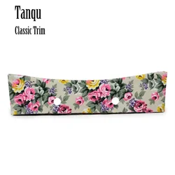 TANQU New Colorful Classic Floral Fabric Trim cotton fabric Decoration for Classic big Obag Handbag O Bag standard Body