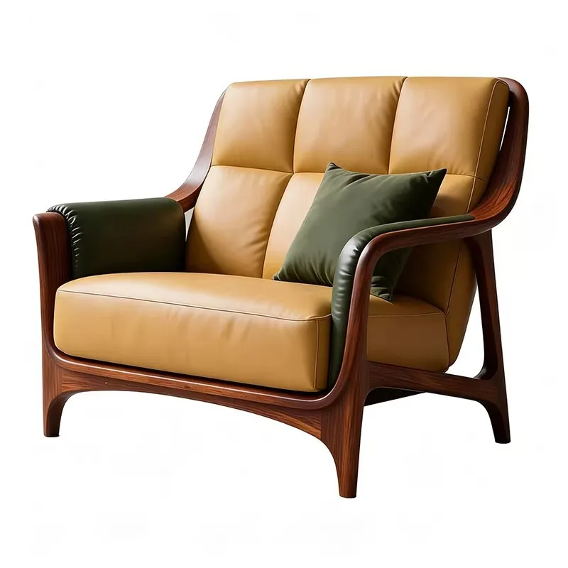 LMM Ming-style sofa, Song's aesthetic simple atmosphere leisure chair furniture