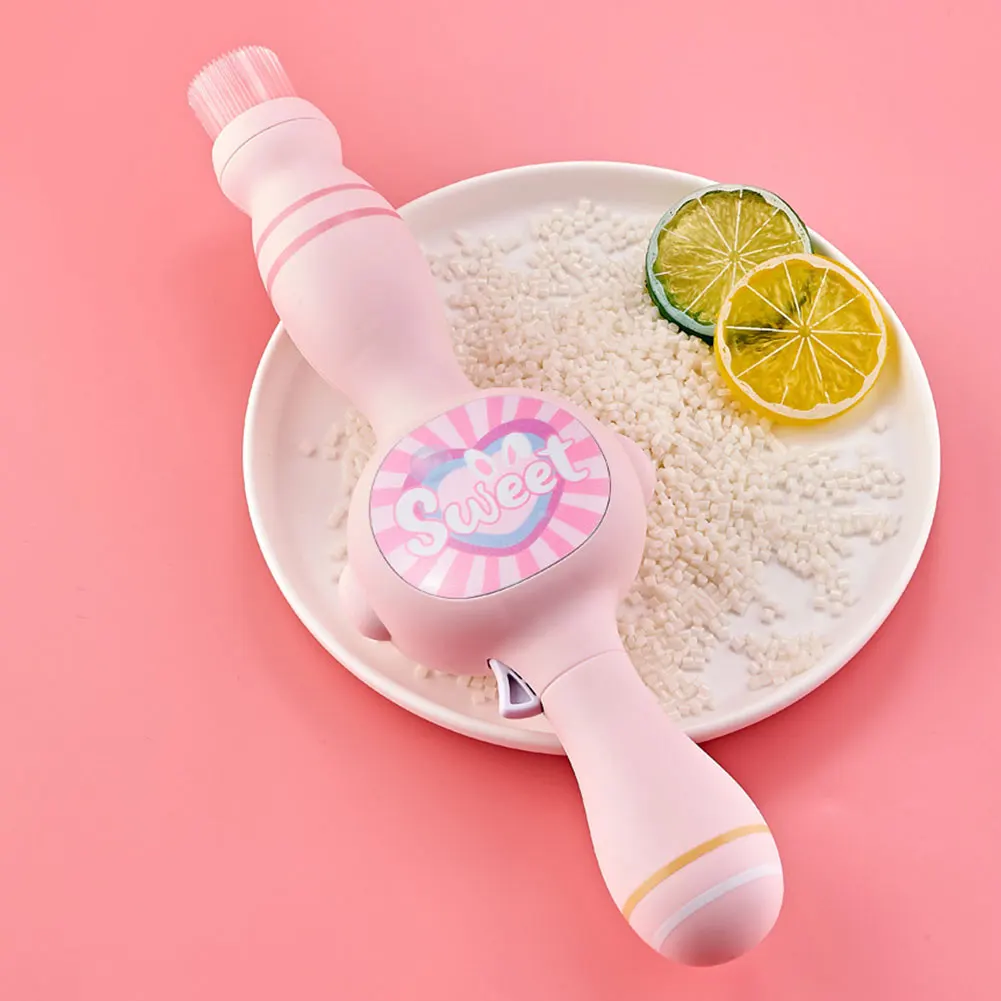 Macchina per bolle di fumo elastica Macchina per bolle portatile Soffiatore automatico per bolle Bacchetta per bolle per bomboniere per bambini Giocattolo estivo