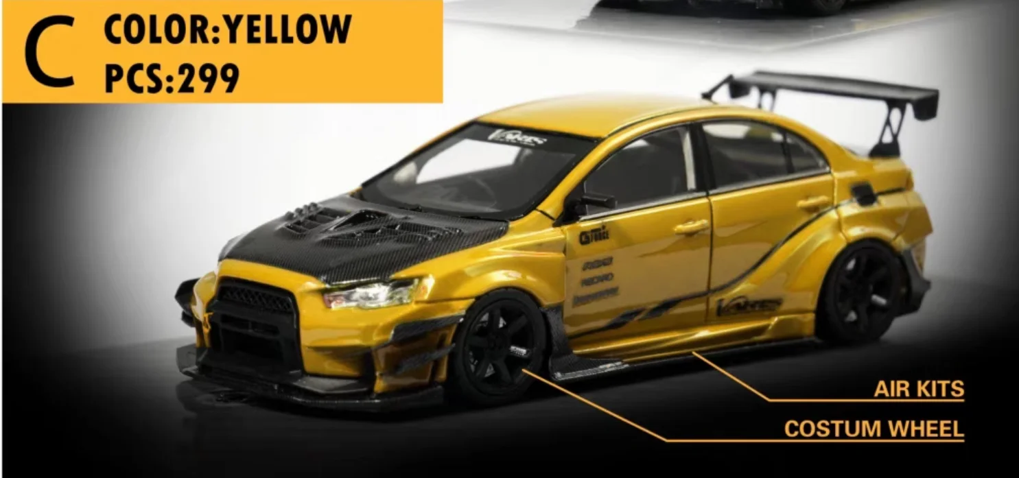 404error  1:64 EVO X Varis   diecast alloy car model Children's toys and gifts