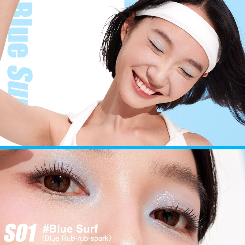 Judydoll スポーツ シリーズ リキッド アイシャドウ、マット、シマー、グリッター、ロングラスティング、速乾性、ブレンド可能、大胆、ウォータープルーフ、アイキャッチ