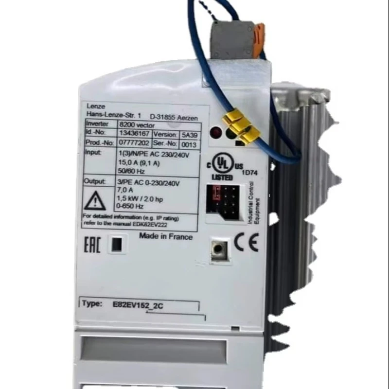 

1.5kw Drive for LENZE 8200 Vector Control Box E82EV152-2C200 Version 5A39 for Polar 137 Cutting Machine