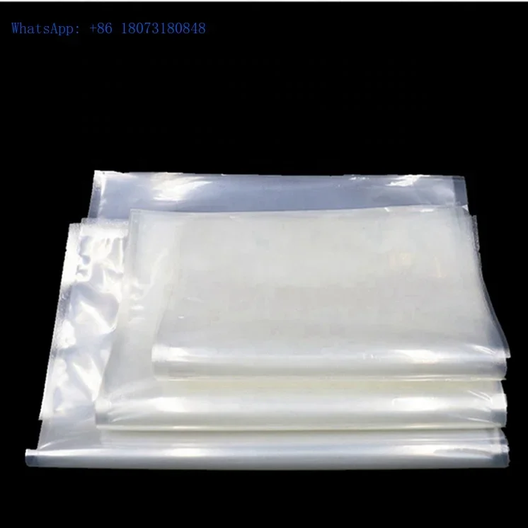 

Nylon Transparent Vacuum Bag Three Side Sealing Compound Flat Pocket Food Packaging Plastic Bag