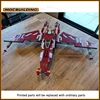 Ensembles de films vaisseau spatial Moc blocs de construction Striker-class Fighter technologie briques Starfighter Kits modèle jouets cadeaux de noël 5