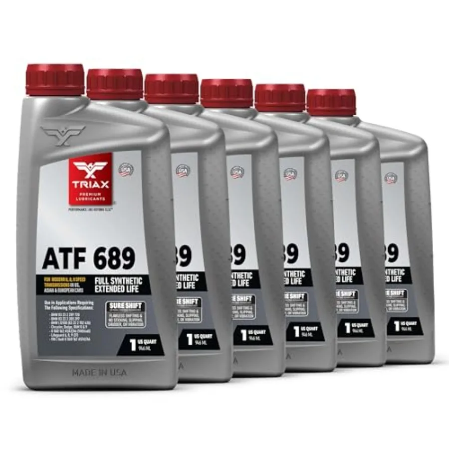 

ATF 689 Full Synthetic for ZF 6HP 8HP 9HP Transmissions Compatible with Jeep Chrysler Dodge RAM Audi BMW Land Rover Mercedes Be