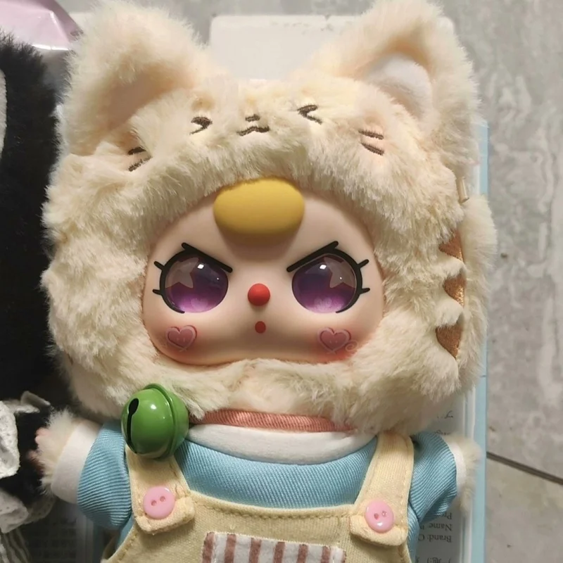 オリジナル在庫ベビー 3 子猫ワードローブシリーズぬいぐるみブラインドボックスかわいいトレンディなおもちゃサプライズボックス机の装飾誕生日ギフト