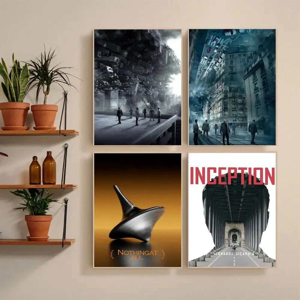 I-Inception Poster Self-adhesive Art Waterproof Paper Sticker Coffee House Bar Room Wall Decor