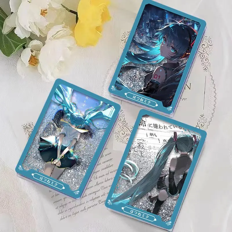 

Anime Character Hatsune Miku Quicksand Badge Series Creative Cute Cartoon Hatsune Desktop Ornaments for Friends Gifts and Toys