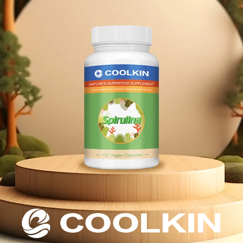 

Spirulina Capsules - Supports Cell Health and Immune Function, Maintains Healthy Skin, Antioxidant and Anti-aging, Non-GMO