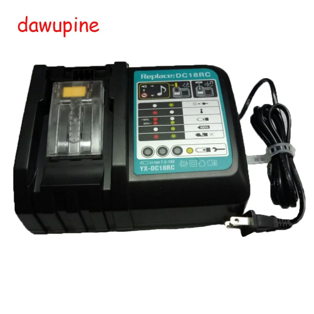 DC18RC Li-ion Battery Charger 3A 6A Charging Current for Makita 14.4V 18V BL1830 Bl1430 DC18RCT DC18RA Power tool BL1815 BL1415