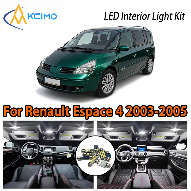 

Dual Color LED Interior Lights For Renault Espace 4 IV MK4 2003-2005, Super Bright Easy Install Car Atmosphere Lamp