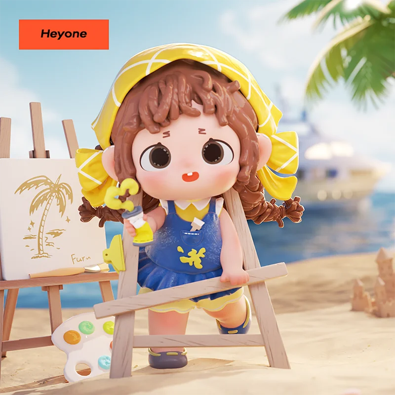 

Heyone The Happy Collection Series Blind Box Mystery Box Caixa Sorpresa Аниме Фигурки для девочек Милая модель Подарок на день рождения