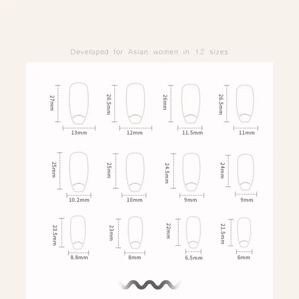 24個入り 取り外し可能なネイルチップ フェイクネイル グリッターバースト プレスオンネイル ブラックミステリー 付け爪 フレンチロングスクエア