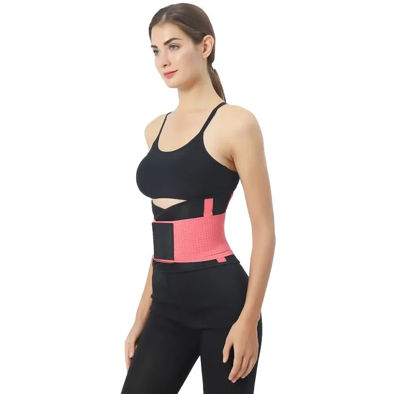 1pc Adjustable Sweat Resistant Sports Belt Fat Burning Fitness Color Waist Cover