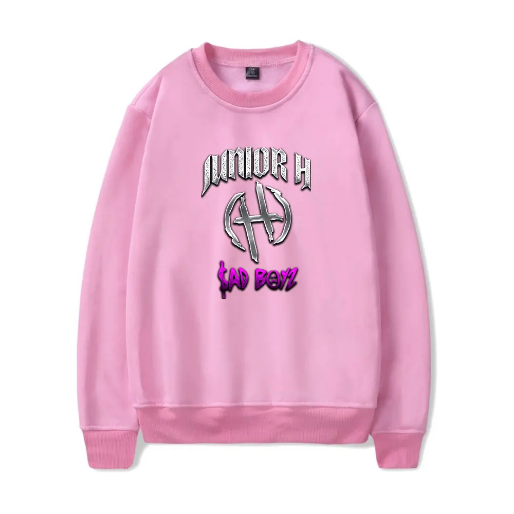 

Junior H round neck men's sweatshirt music fans capless sweatshirts long Sleeve unisex casual sweatshirt pullovers