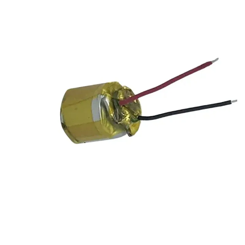 10pcs Rechargeable 3.7v 60mah 10100 Li-Polymer Cylindrical Lipo Battery With Protection Circuit Board Wholesale