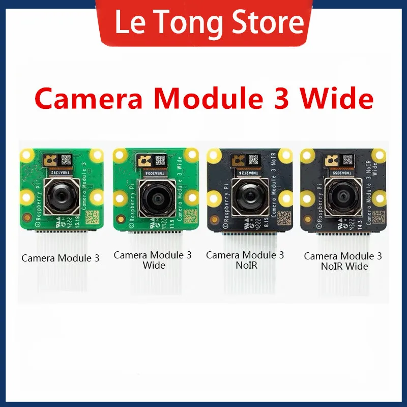 

Brand New Original FOR Raspberry PI Camera Module 3 Wide camera NoIR night Vision auto focus 12mp