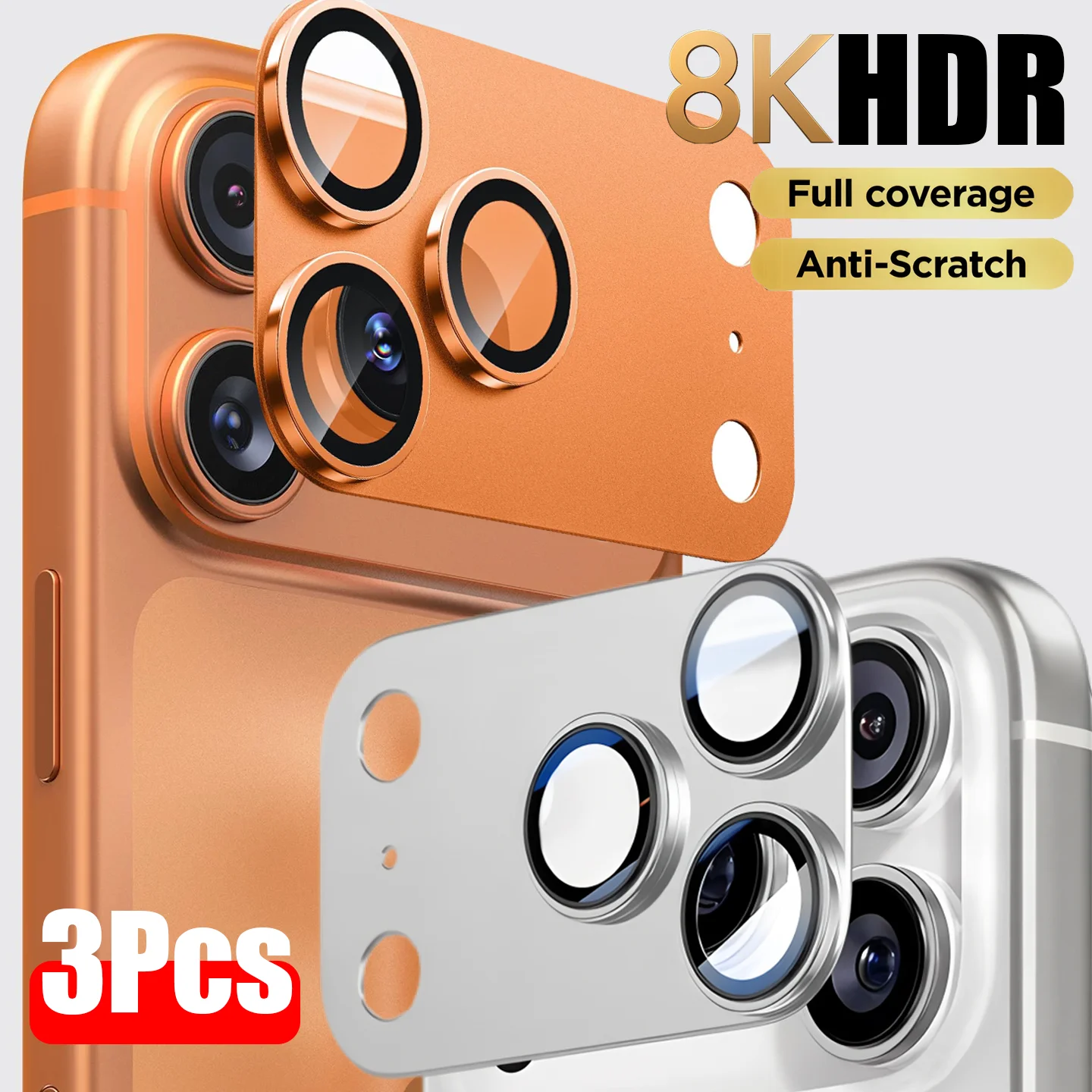 Metal Tempered Glass Camera Protector for iPhone 17 Pro Max Lens Protection For iPhone 17 Pro Air Phone Lens Cover Accessories