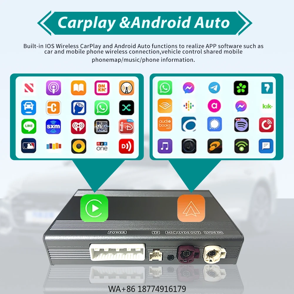 Wireless Carplay Interface for XC90 XC60 XC40 S90 S60 V90 V60 Smart MMI Box Android Auto Wireless Carplay Mirror Link