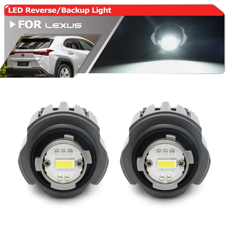 2x For Lexus LX600 2022+ UX200 UX250h 2019+ UX300e 2021+ LW5 LW5B Canbus Led Backup Reverse Light Bulbs Auto Reversing Lamps