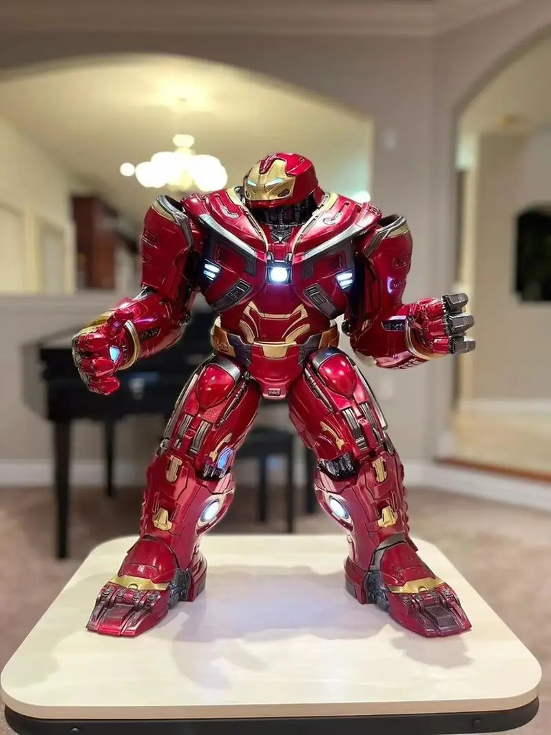 Juguetes originales Fondjoy Marvel Legends Iron Man figura de acción Mark Hulkooster Hulkbuster armadura 1/7 montaje modelo personalizado juguetes regalo