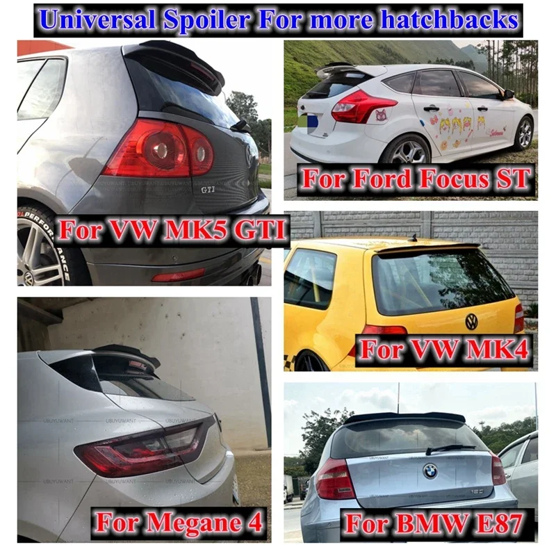 Tylny spojler dachowy do Seat LEON 1P 5F MK3 ABS Dekoracja tylnego skrzydła samochodu do ST Cupra TGI / FR Hatchback Uniwersalny spojler