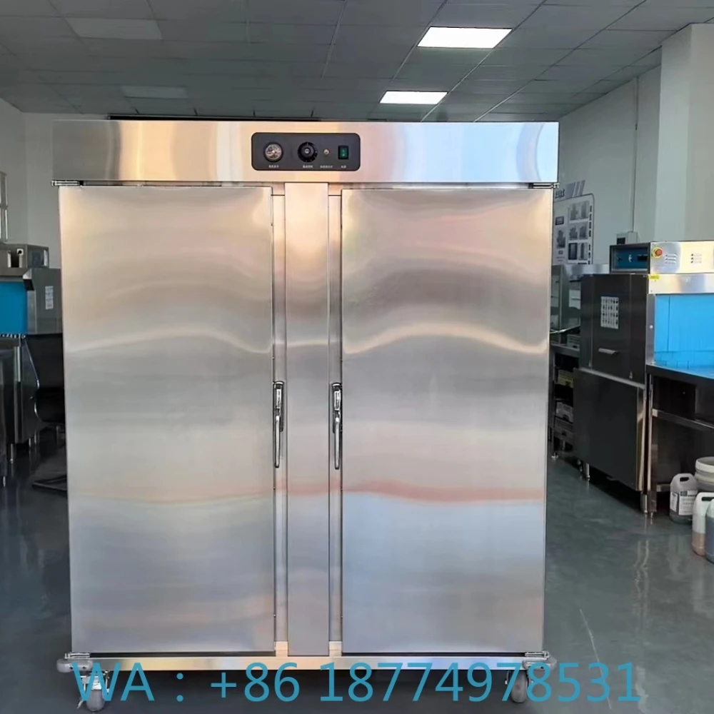 Banquet Trolley Upright Hot Food Holding Cabinet 22 Trays Food Warmer Cabinet Mobile