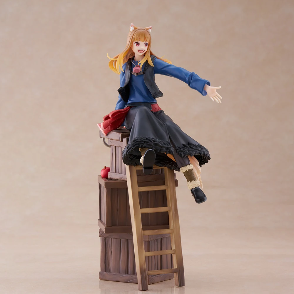 Original TAITO Spice and Wolf MERCHANT MEETS THE WISE WOLF DRESSTA Holo 24Cm Anime Figure Model Collectible Toy Kawaii Doll Gift