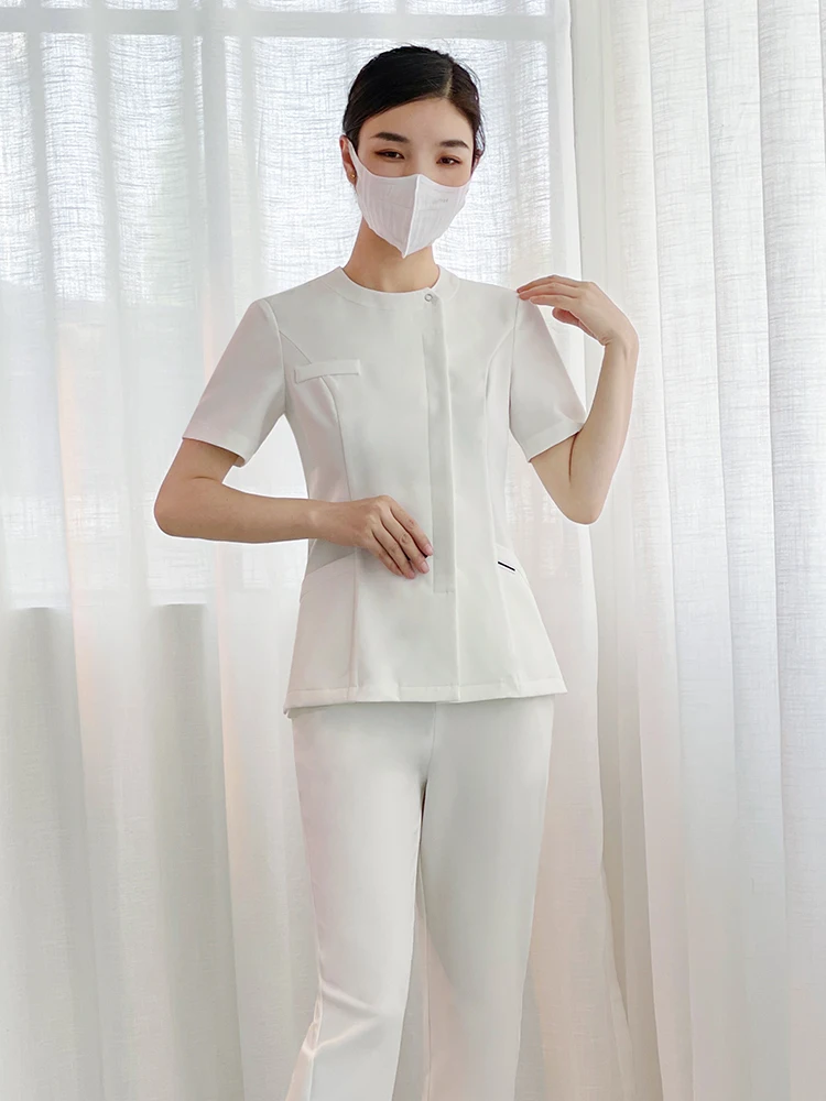 Korean Style Beauty Salon Nurse Suit Postpartum Center Caretaker Uniform Operating Theatre Gown Medical Wardrobe Set