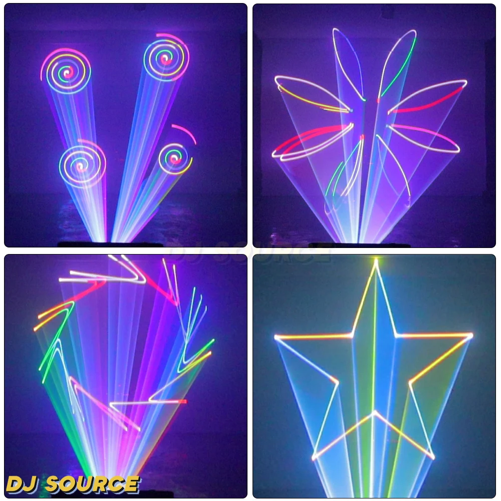 Imagem -06 - Laser Light Beam Pattern Scanner Stage Lights Dmx512 para dj Disco Party Club Effects Lamp App Control 1w 2w 3w 4w 5w Novo