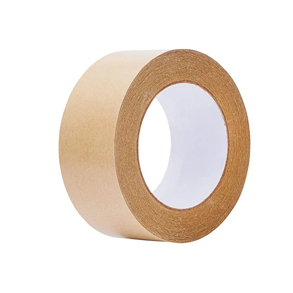 Brown Paper Packing Tape, Water Activatd Kraft Tape for Packing Sealing Cardboard Carton Boxe