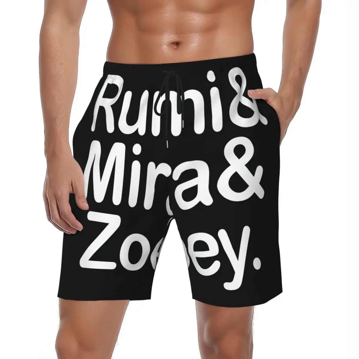 

Купальники Demon Hunters Kpop Huntrix Board Shorts Летние пляжные шорты Мужской дизайн Спорт Фитнес Быстросохнущие пляжные плавки