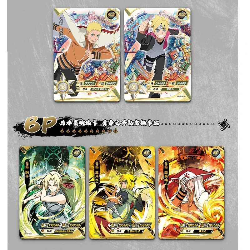 Kayou Echte Naruto Jeugd Scroll Geschenkdoos Children 'S Festival Bcr Bp Card Medaille Naruto Collectie Kaart Kinderen Kerstmis Cadeau