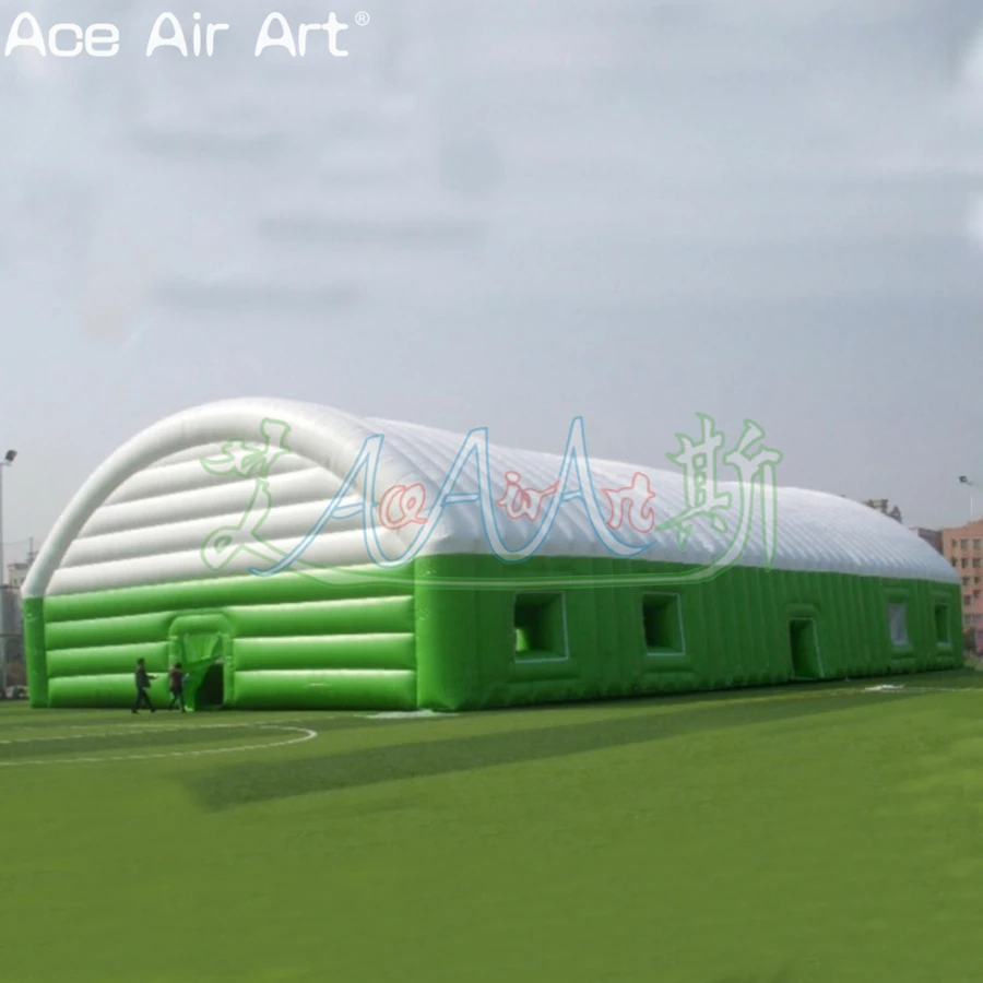 By Sea Factory Directly PVC Inflatable House Tent Once Inflation with Pressure Maintenance System and Door to Door