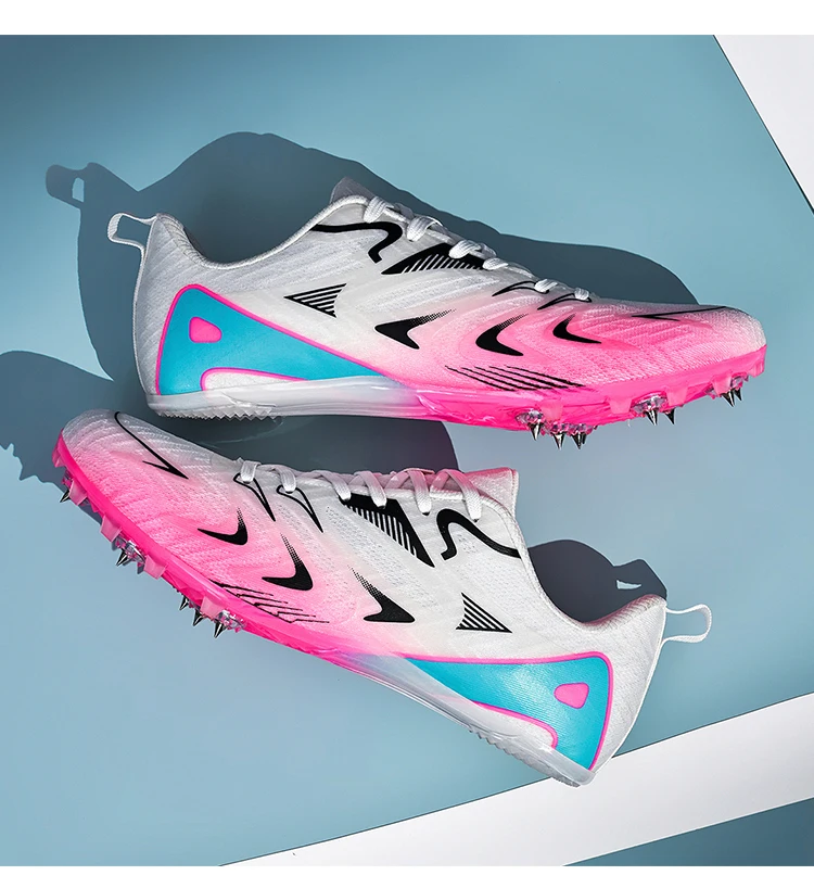 Professionelle Leichtathletik-Spikes für Damen und Herren: Rutschfeste Laufschuhe für Sprint, Weitsprung und Rennen – Leichtgewicht – Detail 14