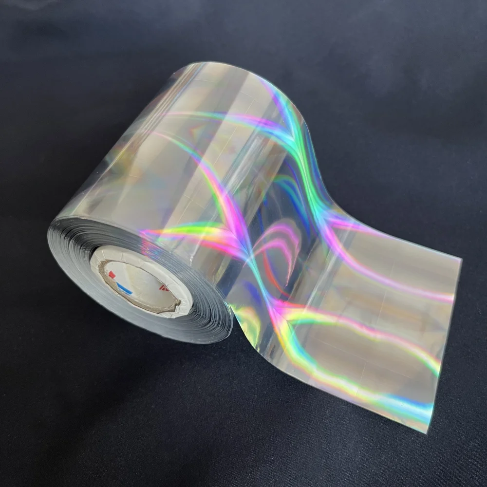 

8 см 120 м лазерная фольга горячего тиснения серебристая глянцевая радужная светоотражающая яркая теплопередающая пленка тонкая фольга для морской рыбалки приманки