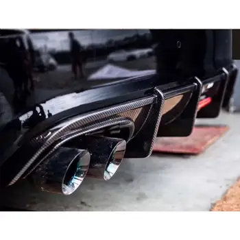 VACOMUL 碳纖維後擴散器唇擾流板,適用於Audi A6 Sline S6 C7 C7.5 2013-2020(不適用於 A6 基本款),保險桿保護裝置 8 best sales 奧迪A6 C7車身套件 - №5