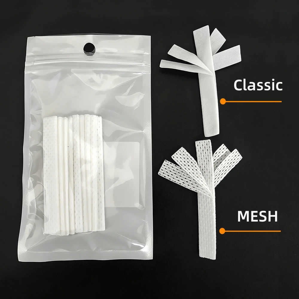 50/30/10pcs Classic Cotton /Mesh Cotton Strips 70x11mm XL Si