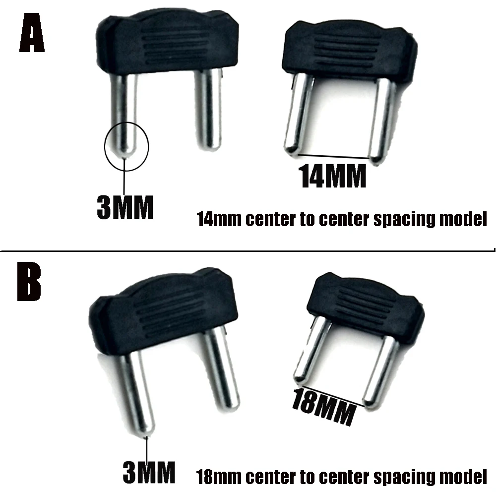 High Uality 3MM Short Circuit Plug RCA Audio And Video Terminal Block Open Circuit Banana Pin Center Distance 14MM/18MM  5Piece
