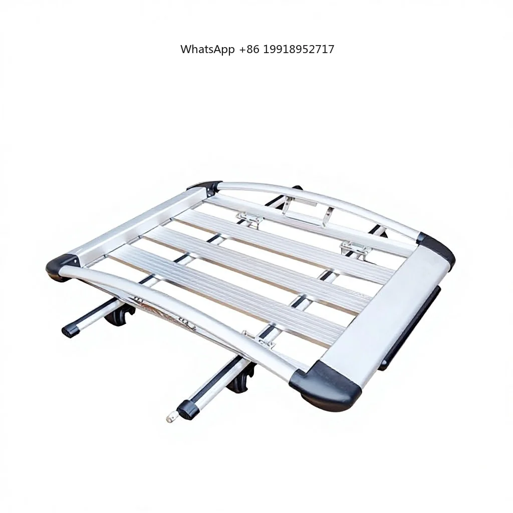 Off-Road Vehicle SUV Aluminum Alloy Universal Luggage Rack with Crossbar for Various Vehicle Models