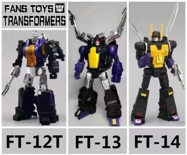 In Stock FANSTOYS Robot Insect FT12 Bombshell FT13 Shrapnel FT14 Kickback Decepticon Model Transforming Toy