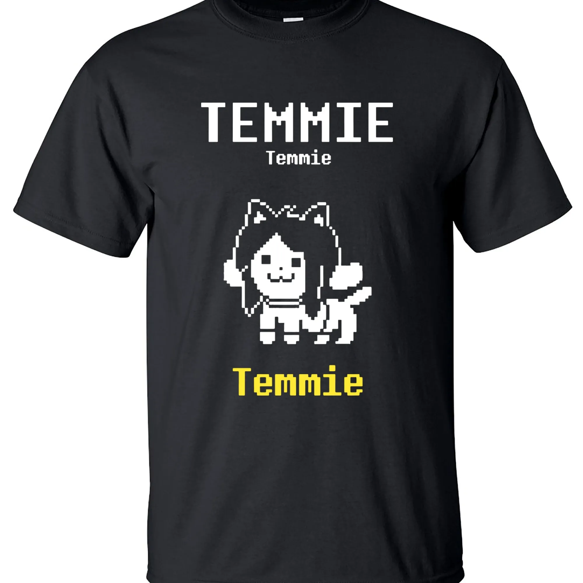 Temmie Retro Gaming Video Game Cute Pixel Kawaii Shirt M750