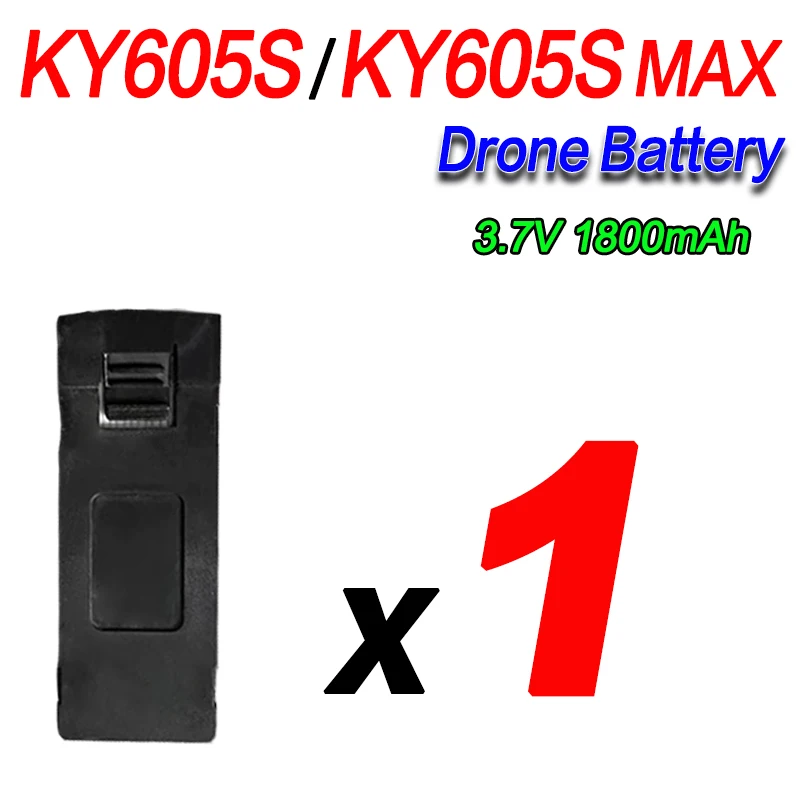 Original KY605S Max Drone Battery 3.7V 1800mAh Battery For KY605S RC Quadcopte Battery Accessories Parts