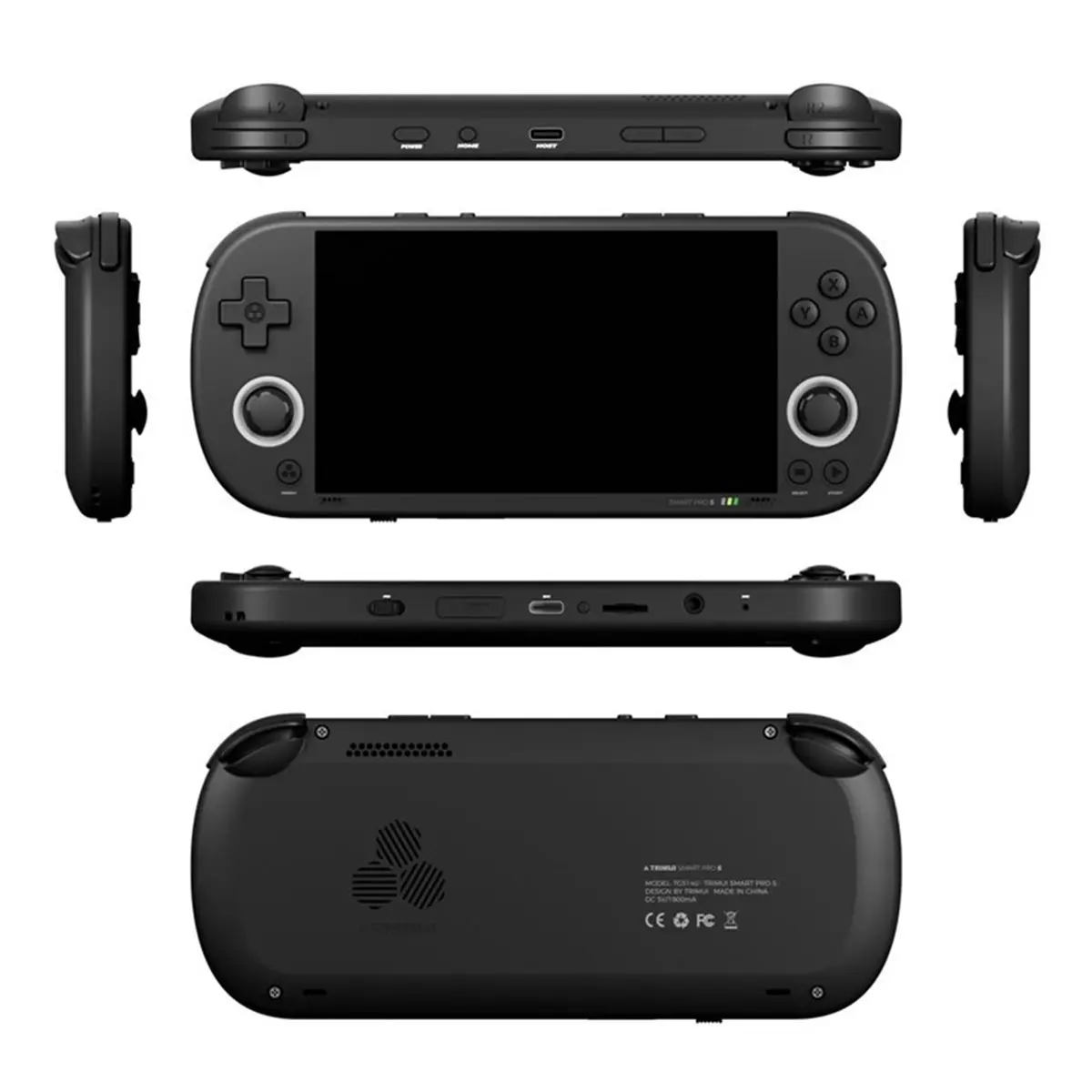 forfor Smart Pro S TG5050 Retro Game Console 4.96inch Handheld Game Player 64G Support 30+ Emulators Mini Video Game Console A