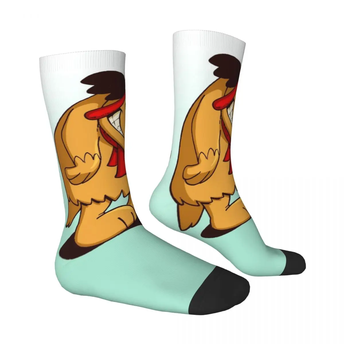 Cartoon Laughing Laugh Dog Muttley Unisex Winter Socks Hip Hop Happy Socks Street Style Crazy Sock