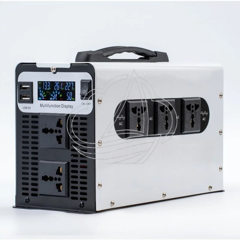 High Power Pure Sine Wave Solar Inverter DC12V-96V to AC110V-220V Power Converter For Home Car PV System