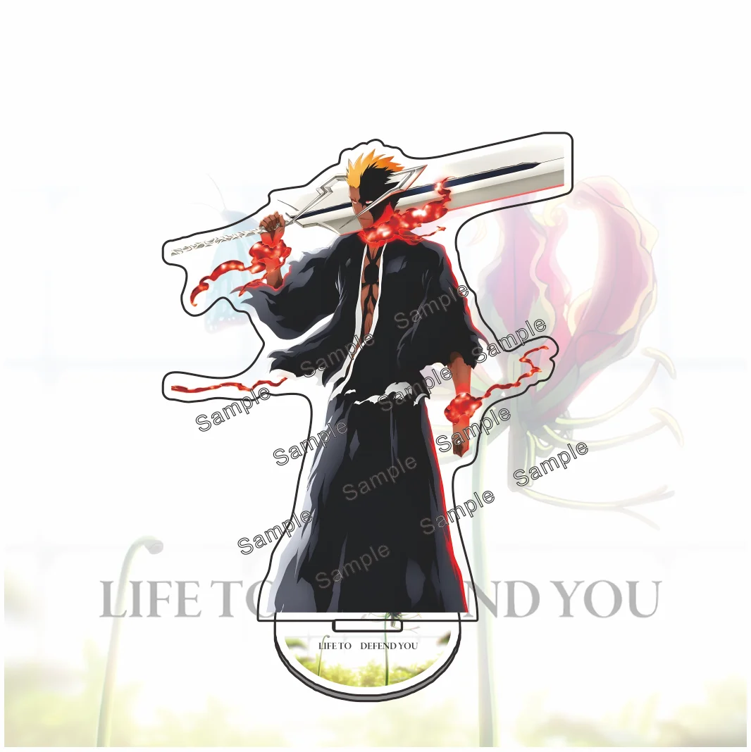 BLEACH Inoue Orihime Anime Figure 15cm Acrylic Stand Key Chain Desk Decor Thousand-Year Blood War Collection Model Gift