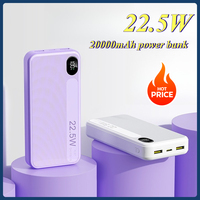 Large-capacity Fast Charging 22.5w 20000mAh Power Bank PD20W Two-way Flash Charging Mobile Power Supply