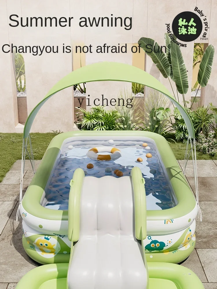 XL Inflatable Swimming Pool Children's Household Thicker Inflatable Pool Children Adult Paddling Pool