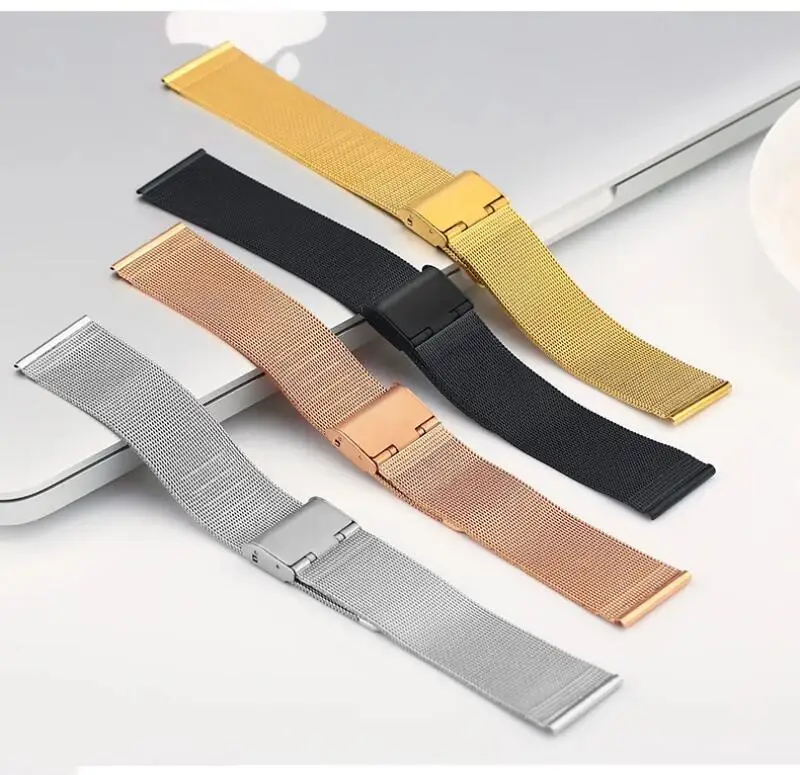Schutzhülle + Band für Samsung Galaxy Watch 4 5 6 44 mm 40 mm Armband Stahlgeflecht Milanese Loop für Samsung Galaxy Watch 7 44 mm 40 mm – Detail 16